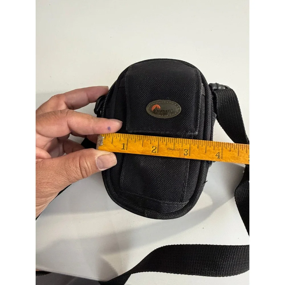 Lowepro Compact Camera Pouch Black Nylon Shoulder Bag with Belt Loop Padded Case